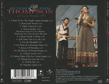 Load image into Gallery viewer, Richard & Linda Thompson : …In Concert, November 1975 (CD, Album)