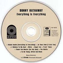 Load image into Gallery viewer, Donny Hathaway : Everything Is Everything (CD, Album, RE, RM, RP)