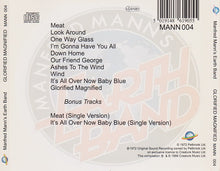 Load image into Gallery viewer, Manfred Mann's Earth Band : Glorified Magnified (CD, Album, RE, RM)