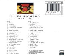 Load image into Gallery viewer, Cliff Richard : The Hit List (The Best Of 35 Years) (2xCD, Comp)