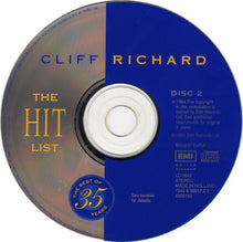 Load image into Gallery viewer, Cliff Richard : The Hit List (The Best Of 35 Years) (2xCD, Comp)
