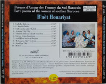 Load image into Gallery viewer, B'Net Houariyat : Poemes d'Amour des femmes du Sud Marocain (CD, Album)