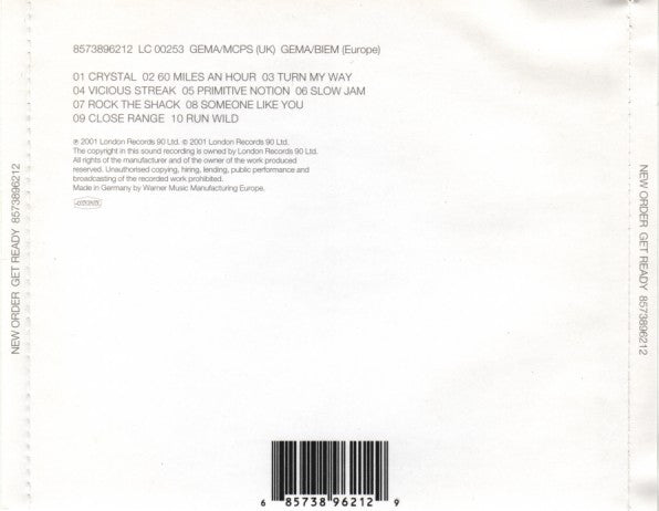 Buy New Order : Get Ready (CD, Album) Online for a great price Buy New Order : Get Ready (CD, Album) Online for a great price