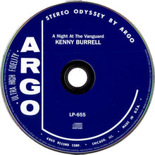 Load image into Gallery viewer, The Kenny Burrell Trio : A Night At The Vanguard (CD, Album, RE, RM, Dig)