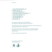 Load image into Gallery viewer, Djivan Gasparyan : I Will Not Be Sad In This World (CD, Album, RE)