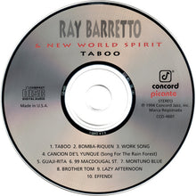 Load image into Gallery viewer, Ray Barretto & New World Spirit : Taboo (CD)
