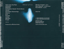 Load image into Gallery viewer, Marilyn Crispell / Gary Peacock / Paul Motian : Amaryllis (CD, Album)
