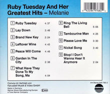 Load image into Gallery viewer, Melanie (2) : Ruby Tuesday And Her Greatest Hits (CD, Comp)