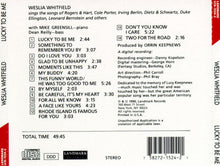 Load image into Gallery viewer, Weslia Whitfield : Lucky To Be Me (CD, Album)