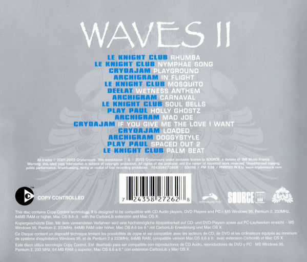 Crydamoure presents WAVES / WAVES II セット Various – Crydamoure Presents Waves | Releases | Discogs