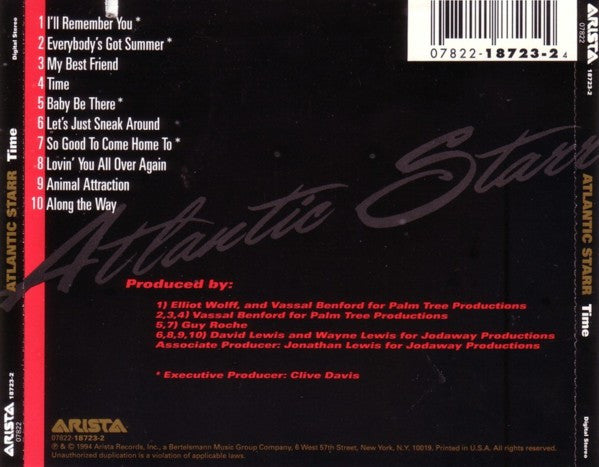 Buy Atlantic Starr : Time (CD, Album) Online for a great price