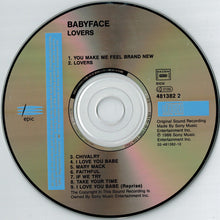 Load image into Gallery viewer, Babyface : Lovers (CD, Album, RE)