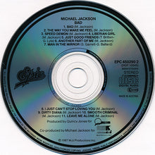 Load image into Gallery viewer, Michael Jackson : Bad (CD, Album)