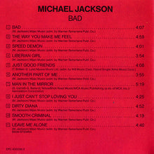 Load image into Gallery viewer, Michael Jackson : Bad (CD, Album)