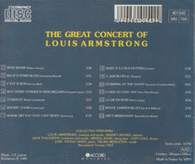 Load image into Gallery viewer, Louis Armstrong : The Great Concert Of Louis Armstrong (CD, RE)