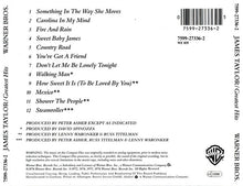 Load image into Gallery viewer, James Taylor (2) : Greatest Hits (CD, Comp, RP, Sli)