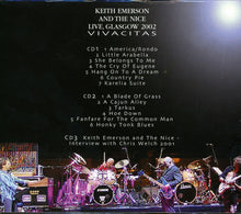 Load image into Gallery viewer, Keith Emerson And The Nice : Vivacitas - Live At Glasgow 2002 (3xCD, Album)