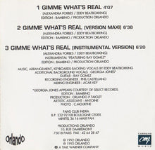 Load image into Gallery viewer, Indra : Gimme What's Real (CD, Maxi)