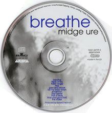 Load image into Gallery viewer, Midge Ure : Breathe (CD, Album)