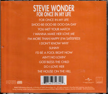 Load image into Gallery viewer, Stevie Wonder : For Once In My Life (CD, Album, RE)