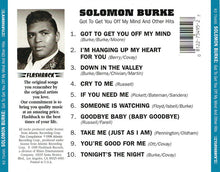 Load image into Gallery viewer, Solomon Burke : Got To Get You Off My Mind (CD, Comp)