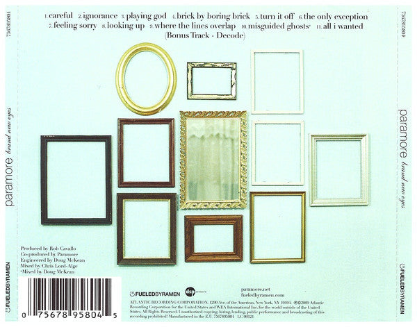 Brand New Eyes [Bonus Track] by Paramore (CD, 2009) New/not sealed.  75678958045