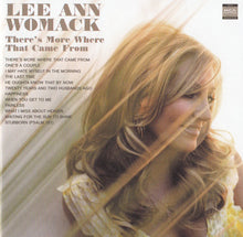 Load image into Gallery viewer, Lee Ann Womack : There's More Where That Came From (CD, Album, RE)