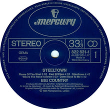 Load image into Gallery viewer, Big Country : Steeltown (LP, Album)