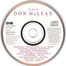 Load image into Gallery viewer, Don McLean : The Best Of Don McLean (CD, Comp)