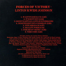 Load image into Gallery viewer, Linton Kwesi Johnson : Forces Of Victory (CD, Album, RE)