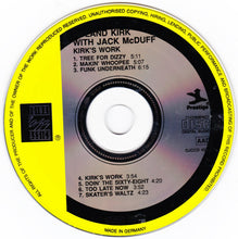 Load image into Gallery viewer, Roland Kirk With Jack McDuff* : Kirk's Work (CD, Album, RE, RM)