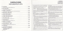 Load image into Gallery viewer, Carole King : Her Greatest Hits (CD, Comp, RE)