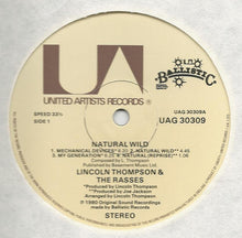 Load image into Gallery viewer, Lincoln Thompson* And The Rasses* : Natural Wild (LP, Album)