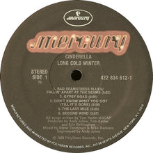 Load image into Gallery viewer, Cinderella (3) : Long Cold Winter (LP, Album, Hub)