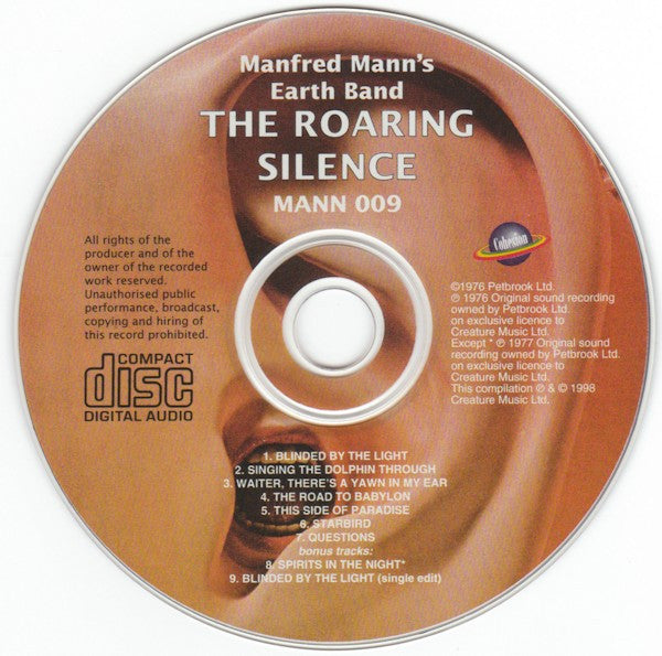 Buy Manfred Mann's Earth Band : The Roaring Silence (CD