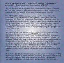Load image into Gallery viewer, Manfred Mann's Earth Band : The Roaring Silence (CD, Album, RE, RM)