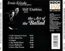 Load image into Gallery viewer, Ernie Krivda, Bill Dobbins : The Art Of The Ballad (CD, Album)