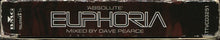 Load image into Gallery viewer, Dave Pearce : Absolute Euphoria (2xCD, Mixed)