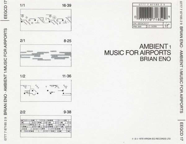 Buy Brian Eno : Ambient 1 (Music For Airports) (CD, Album, RE