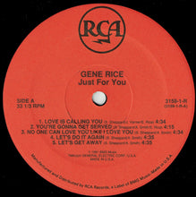 Load image into Gallery viewer, Gene Rice : Just For You (LP, Album)