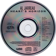 Load image into Gallery viewer, Al Jarreau : Heart's Horizon (CD, Album)