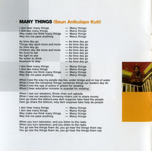 Load image into Gallery viewer, Seun Kuti + Fela's Egypt 80* : Many Things (CD, Album)