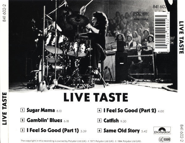 Buy Taste (2) : Live Taste (CD, Album, RE) Online for a great