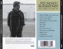 Load image into Gallery viewer, Jesse McCartney : Right Where You Want Me (CD, Album)