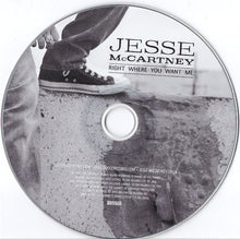 Load image into Gallery viewer, Jesse McCartney : Right Where You Want Me (CD, Album)