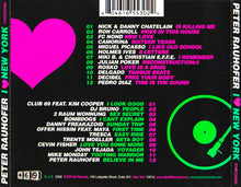 Load image into Gallery viewer, Peter Rauhofer : I ♥ New York (2xCD, Mixed)
