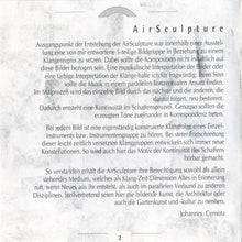 Load image into Gallery viewer, Johannes Cernota : AirSculpture (CD, Album)