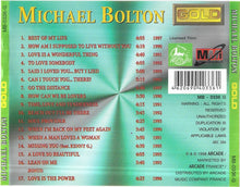 Load image into Gallery viewer, Michael Bolton : Gold (CD, Comp, Unofficial)