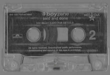 Load image into Gallery viewer, Boyzone : Said And Done (Cass, Album)