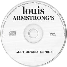 Load image into Gallery viewer, Louis Armstrong : Louis Armstrong's All Time Greatest Hits (CD, Comp, RE, Unofficial)